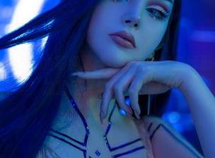 看！Sayathefox的写真更新，赛亚矩阵空间忍者杀手形象升华，总想问一句：你们的刀呢？